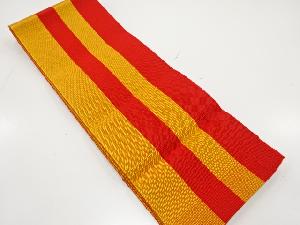 アンティーク　縞模様織り出し半幅帯（着用可）